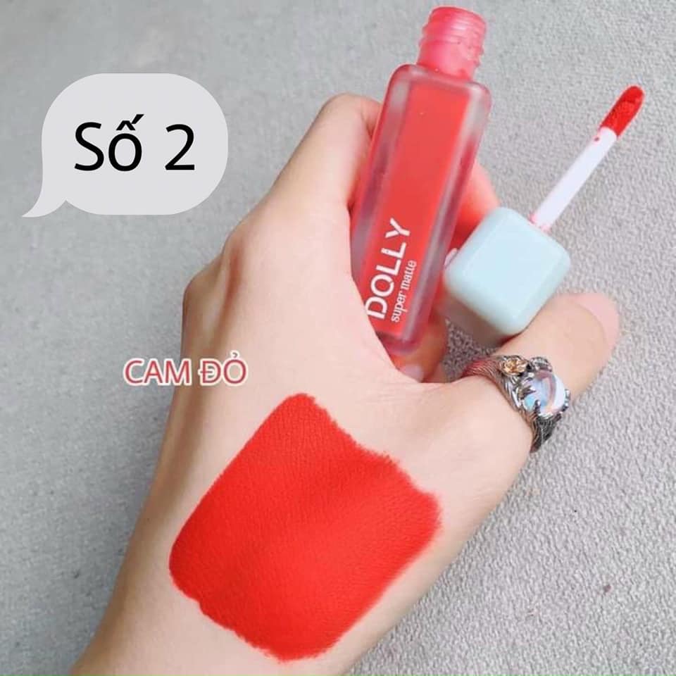 Son Kem Lì Dolly Super Matte chính hãng mua 1 tặng 1