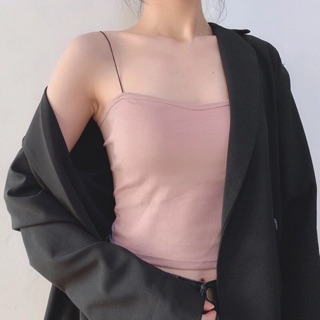 Áo 2 dây mảnh croptop