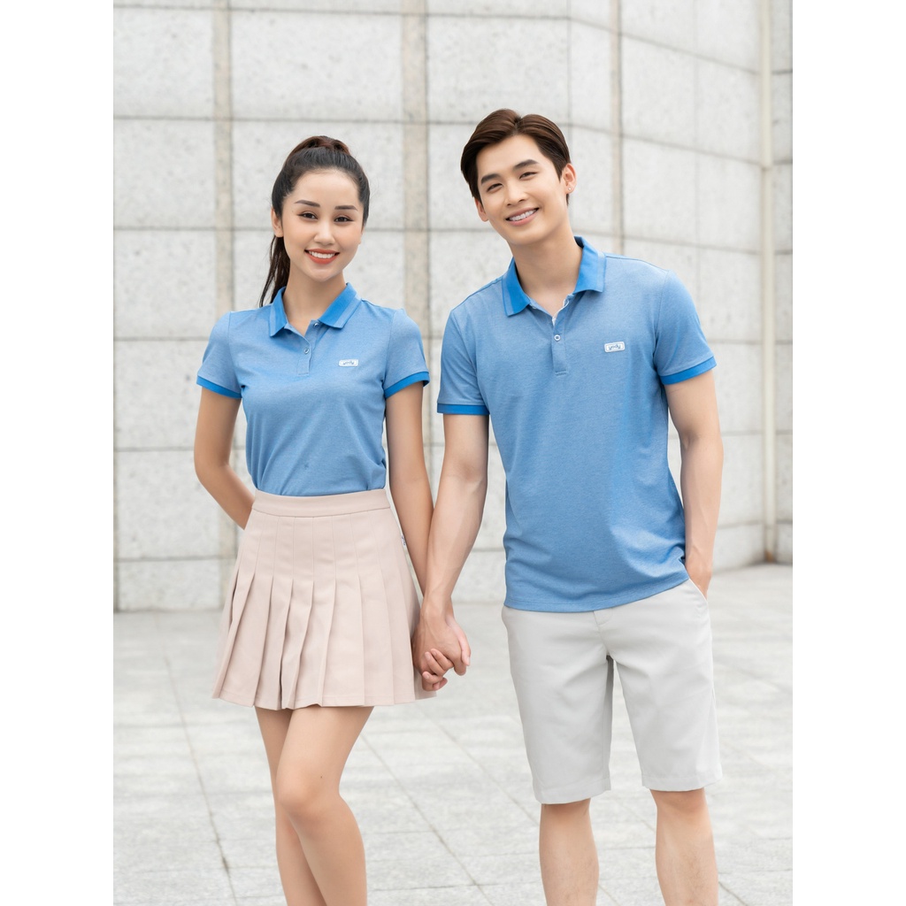 Áo polo YODY nữ vải pique mắt chim thoáng mát thấm hút mồ hôi trẻ trung năng động độ bền cao APN3340