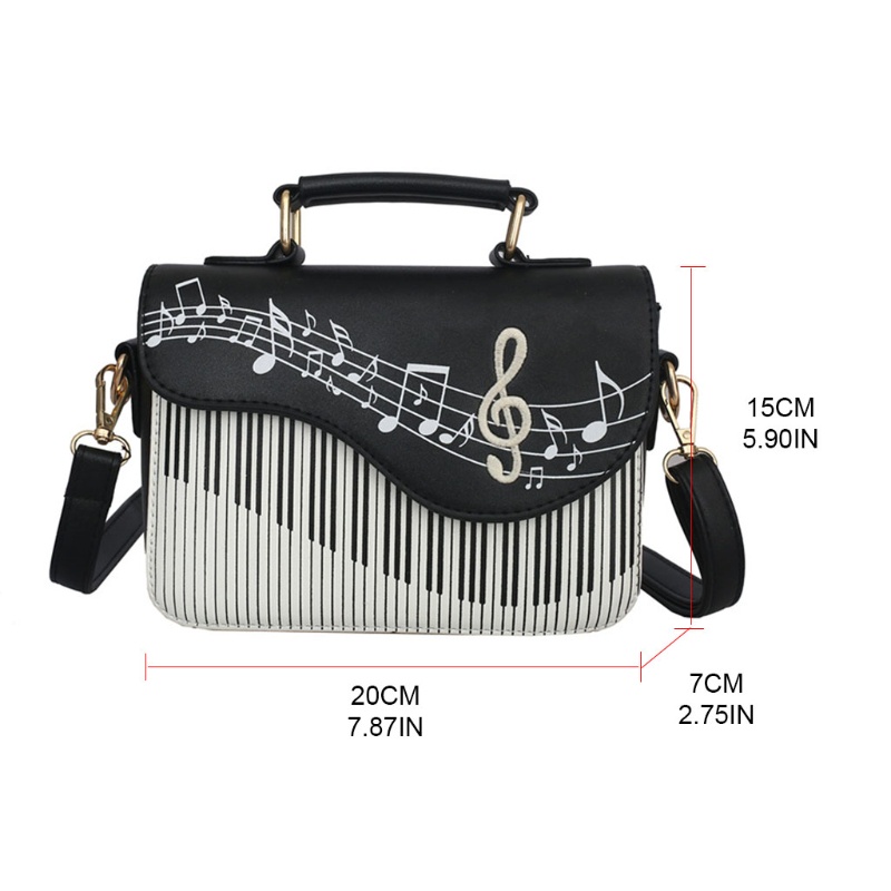 Túi đeo chéo vai hình đàn piano thời trang sành điệu cho nữ
