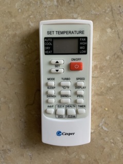 Điều khiển điều hoà Casper kèm pin