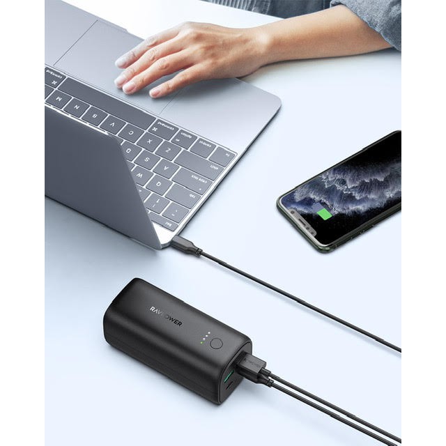 Sạc dự phòng RAVPower RP-PB208, PIN 20.000mAh For Laptop - Hàng Chính Hãng