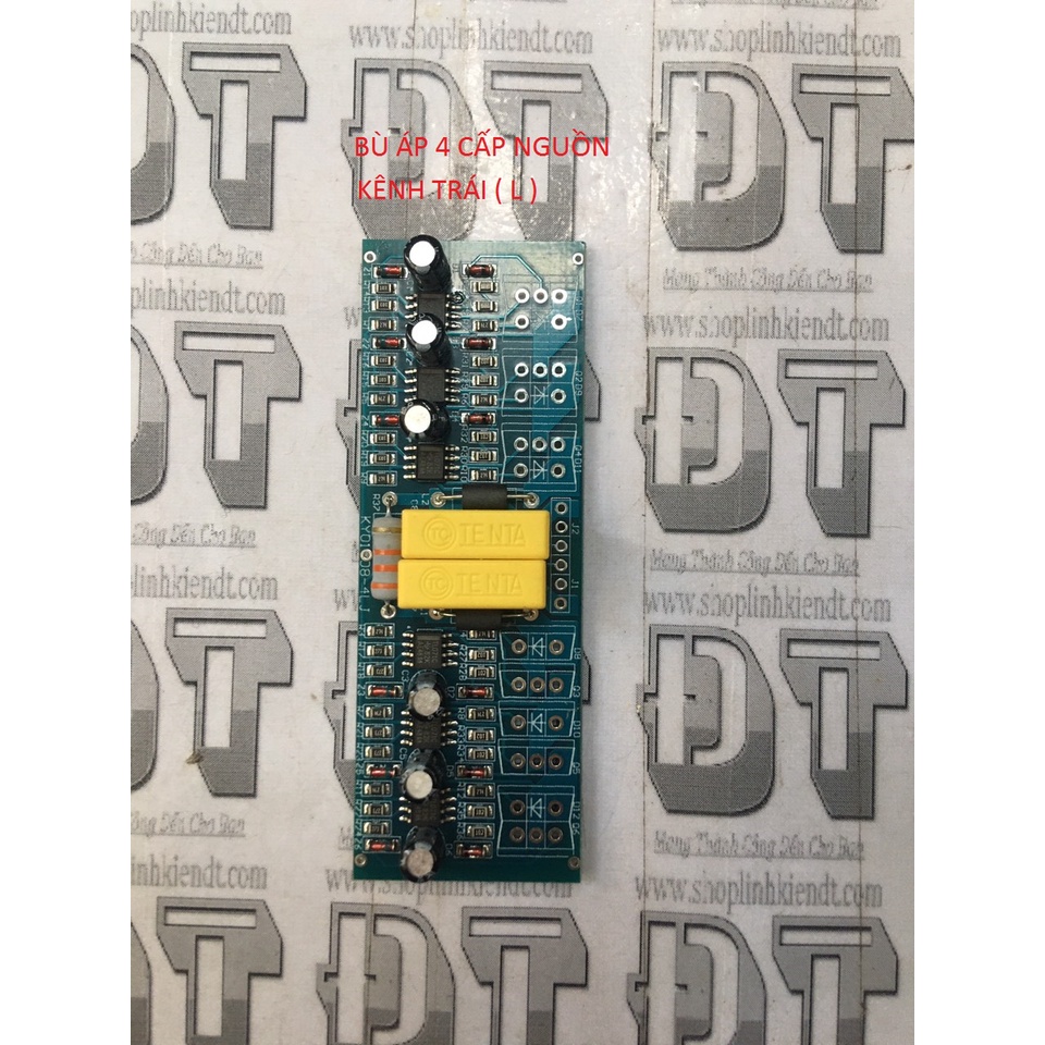 Bo mạch bù áp đẩy B3 loại 3 4 cấp nguồn không gồm sò bù áp và diode