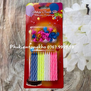 Hộp 24 vỉ nến xoắn ốc nhỏ