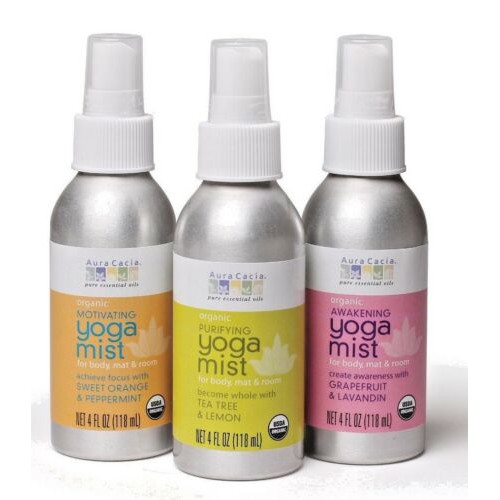 Tinh dầu Yoga Mist hữu cơ Aura Cacia 118ml