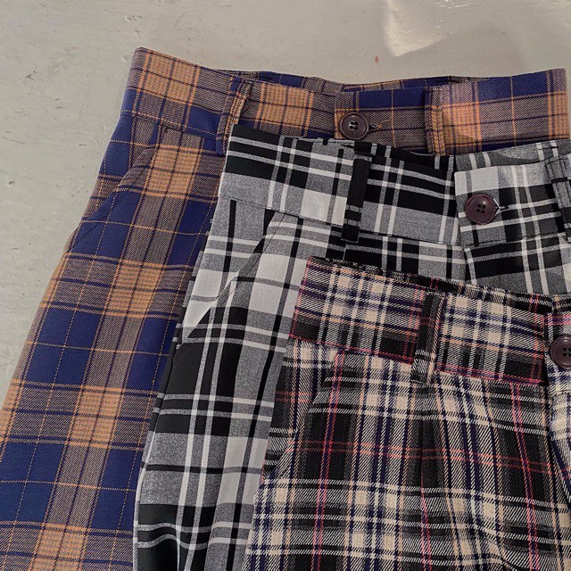 [MADE BY HIIN] Quần cạp cúc kẻ caro