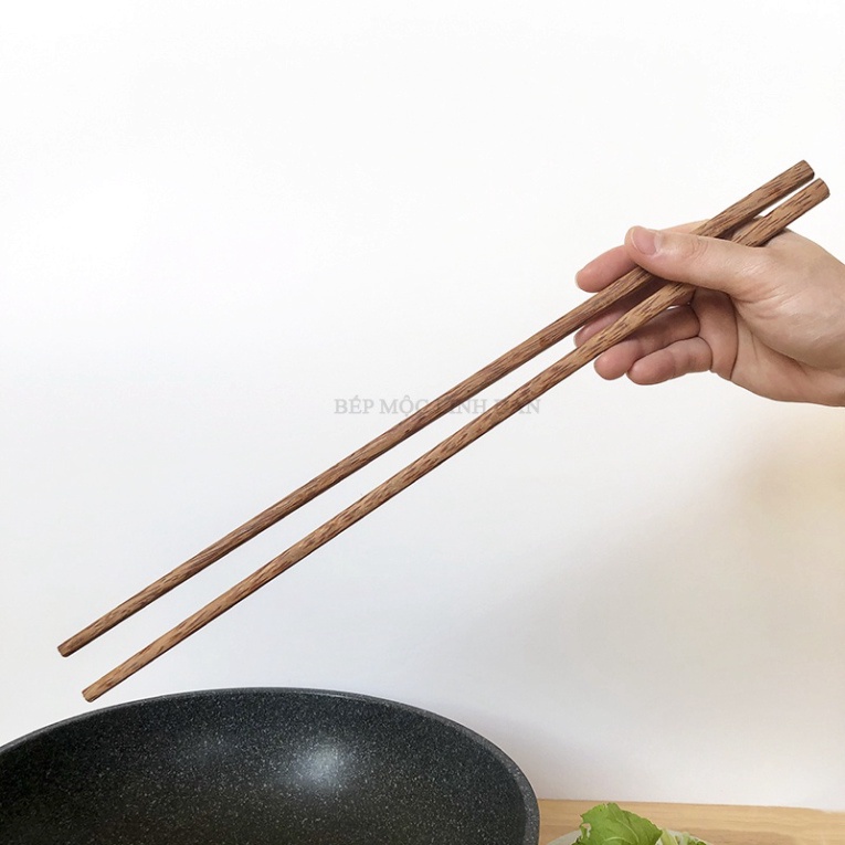 Đũa chiên xào gỗ dừa tự nhiên, không độc hại/01đôi v