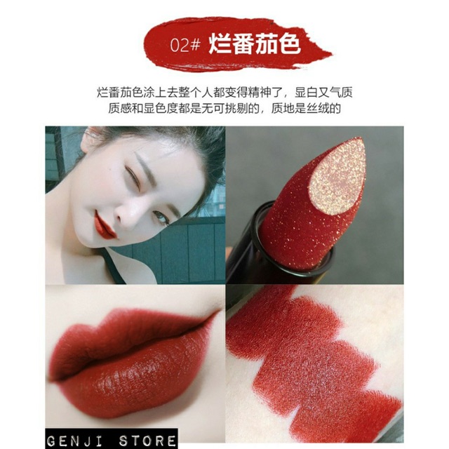 HÀNG NỘI ĐỊA TRUNG - Son thỏi HENGFEI Radiant Lipstick