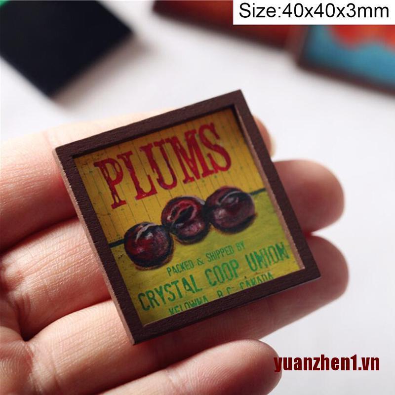 Tranh Treo Tường Hình Trái Cây Tỉ Lệ 1 / 12 Trang Trí Nhà Búp Bê