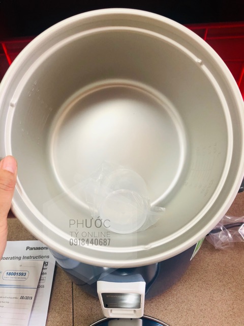 Nồi cơm điện nắp rời Panasonic 1.8 lít PANC-SR-W18GSARA:xanh/RRA:đỏ.