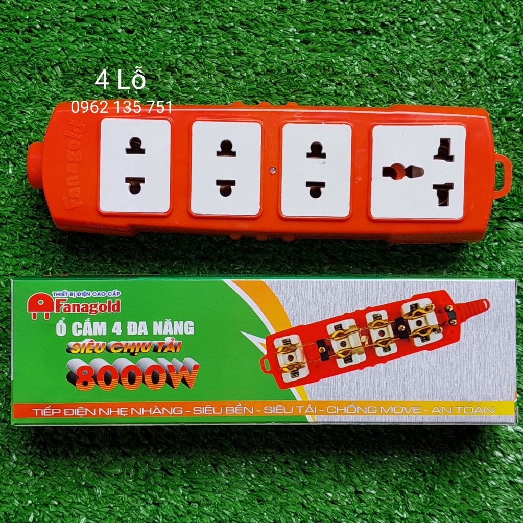 Ổ CẮM ĐIỆN KHÔNG DÂY FANAGOLD CHỊU TẢI CAO 6000 - 8000W