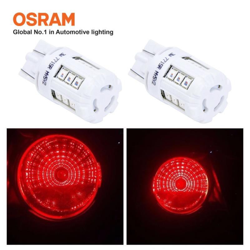 Bóng đèn led chân ghim nhỏ OSRAM STANDARD RETROFIT W21W 12v màu đỏ