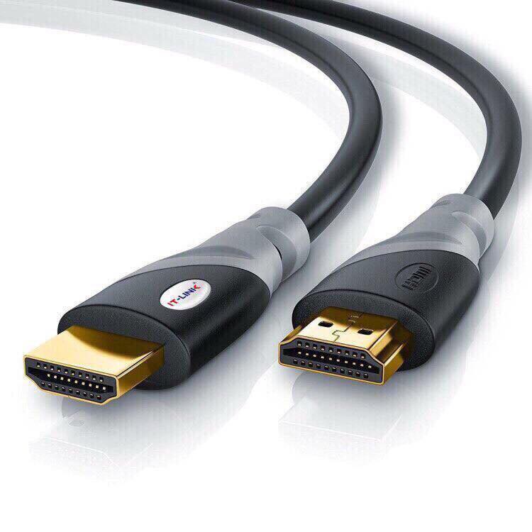 Cáp HDMI IT-LINK dây tròn dài 30M đầu mạ vàng chuẩn 2.0 tốc độ 10.2Gbps hỗ trợ 4K hàng chính hãng.