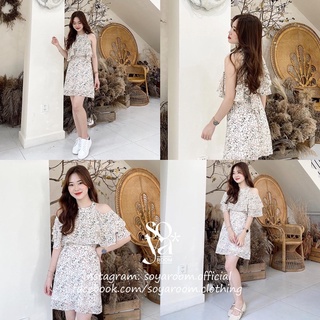 Đầm bèo ngực mặc được 2 kiểu dáng - Mona Dress