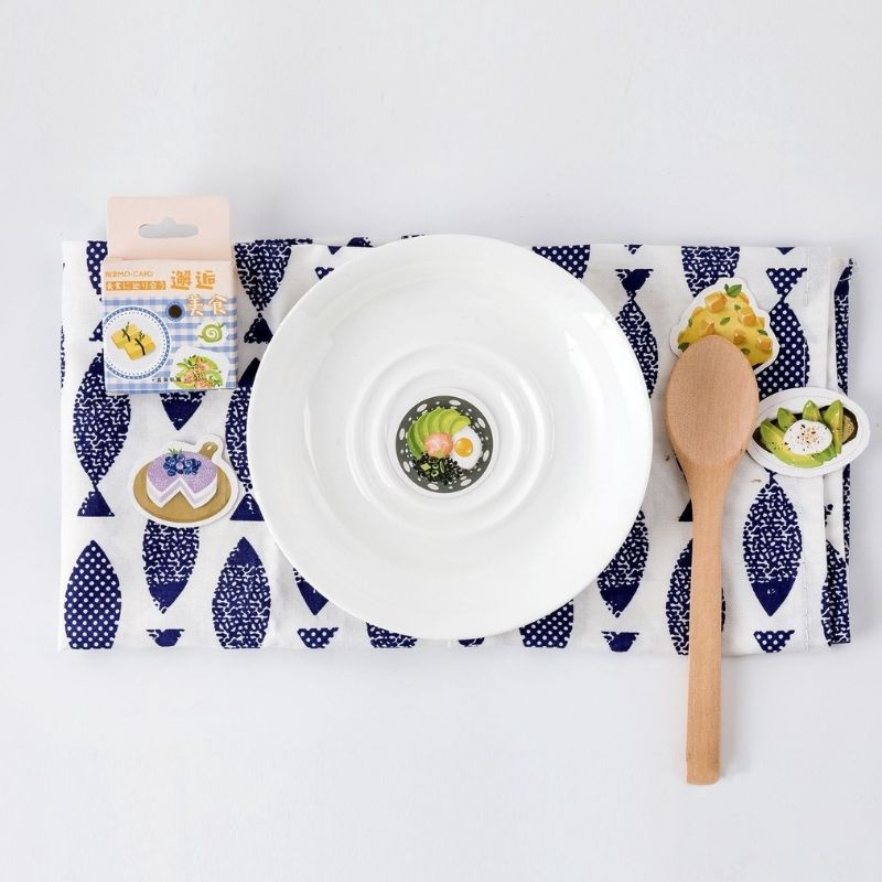STICKER thế giới đồ ăn hộp 45 miếng dán trang trí sổ tay, vật dụng xinh xắn