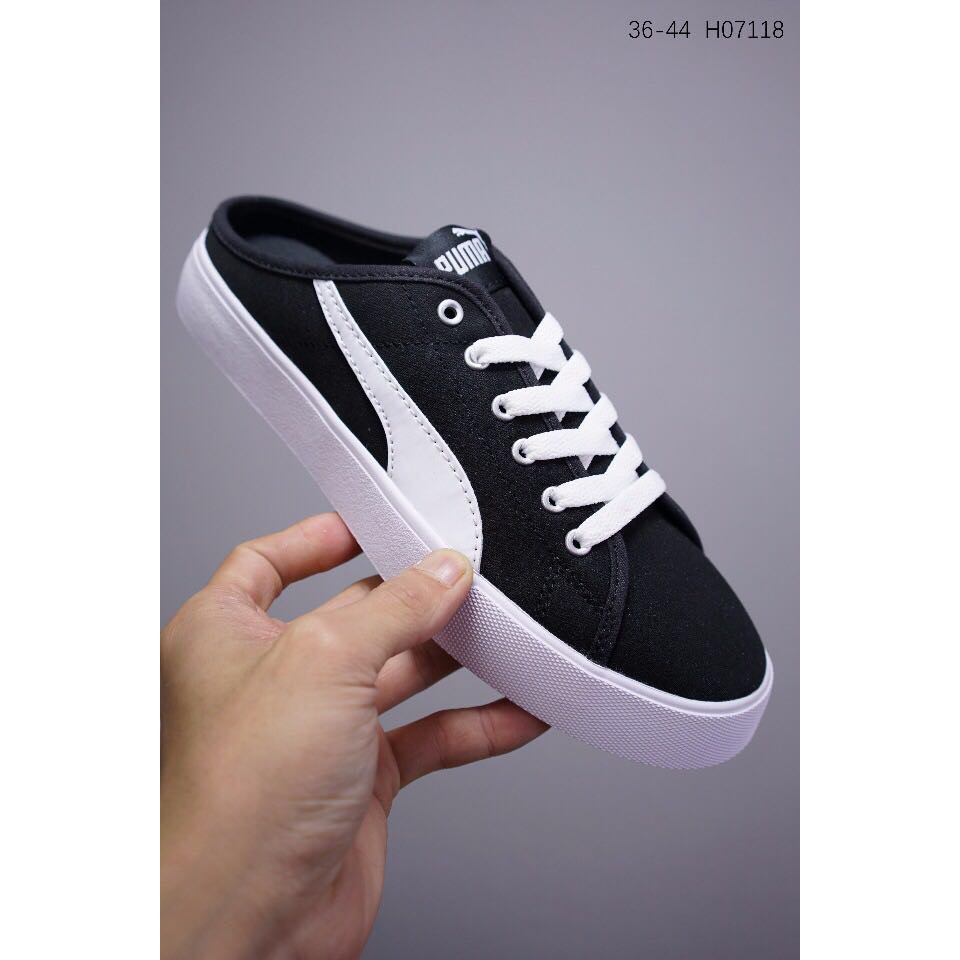 Hàng Có Sẵn Giày Lười Nam Puma Bari Mule Vải Bố Giản Dị 💞