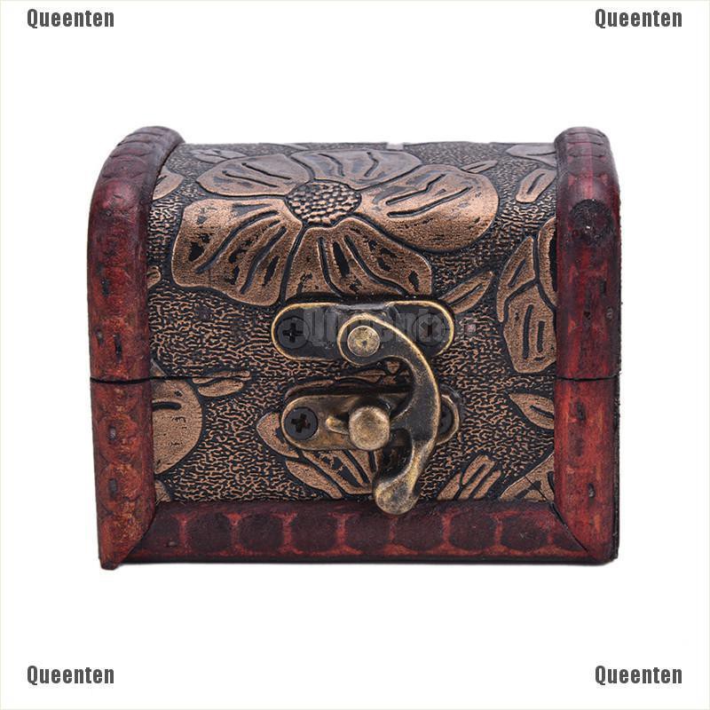 ★Nữ Hoàng★Hộp Đựng Trang Sức Bằng Gỗ Phong Cách Vintage