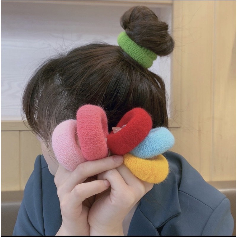 Dây buộc/búi tóc hình bánh donut