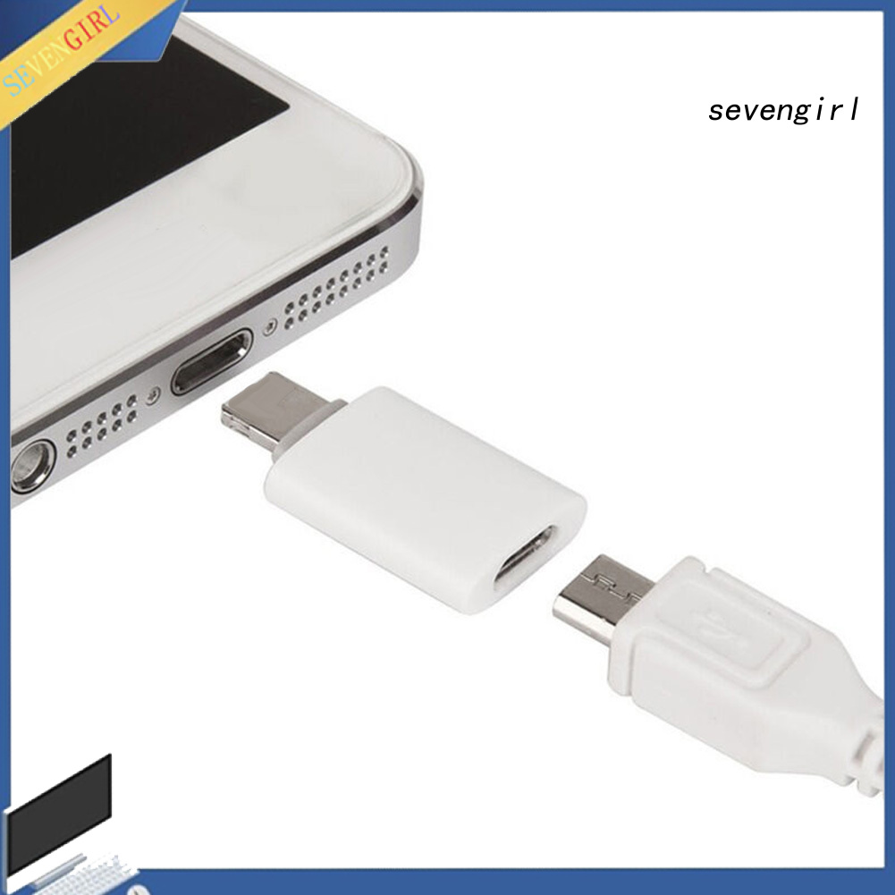 IPHONE ANDROID Đầu Chuyển Đổi Từ Cổng Usb Sang Giác Cắm Micro Usb Tiện Dụng