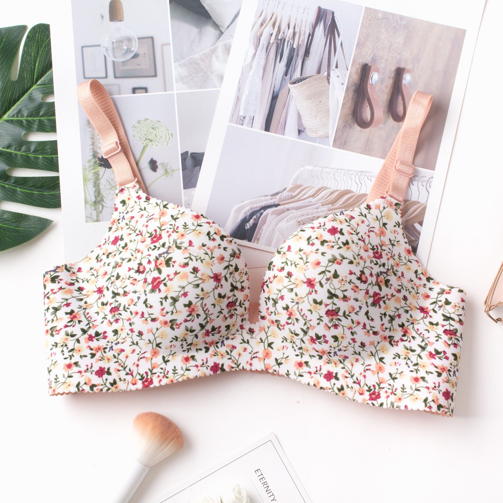 Áo Lót Su Đúc Không Gọng Form Nâng (Mẫu hoa nhí)- AL093 | BigBuy360 - bigbuy360.vn