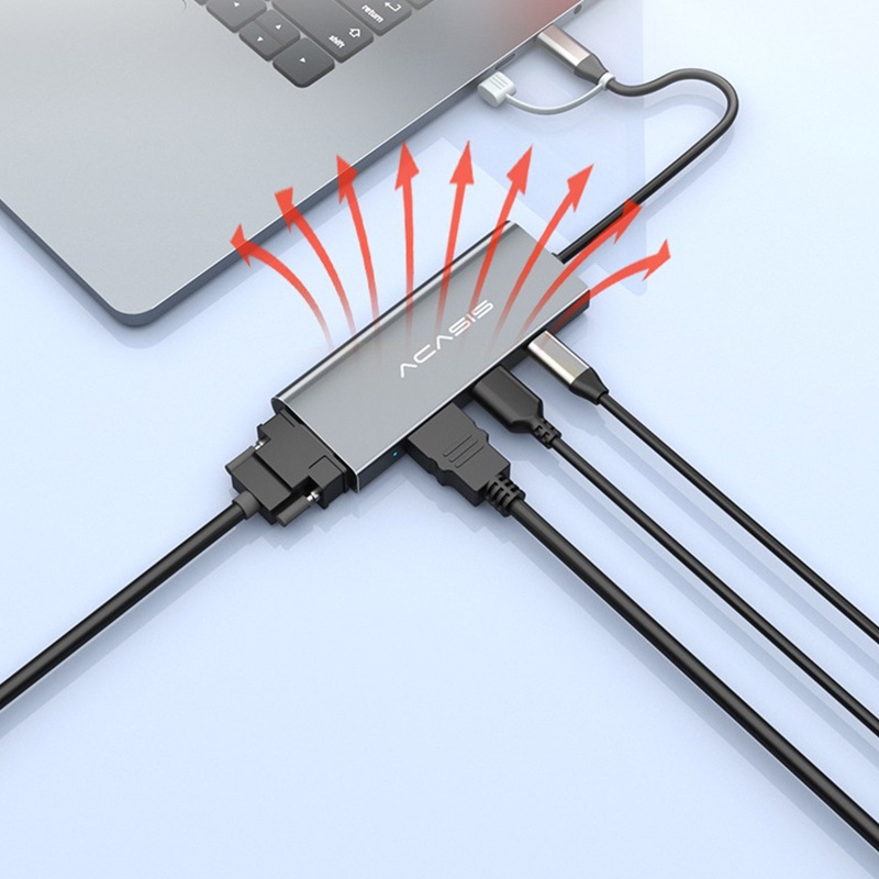 Bộ Chia Cổng Sạc USB - C Tốc Độ Cao Siêu Mỏng