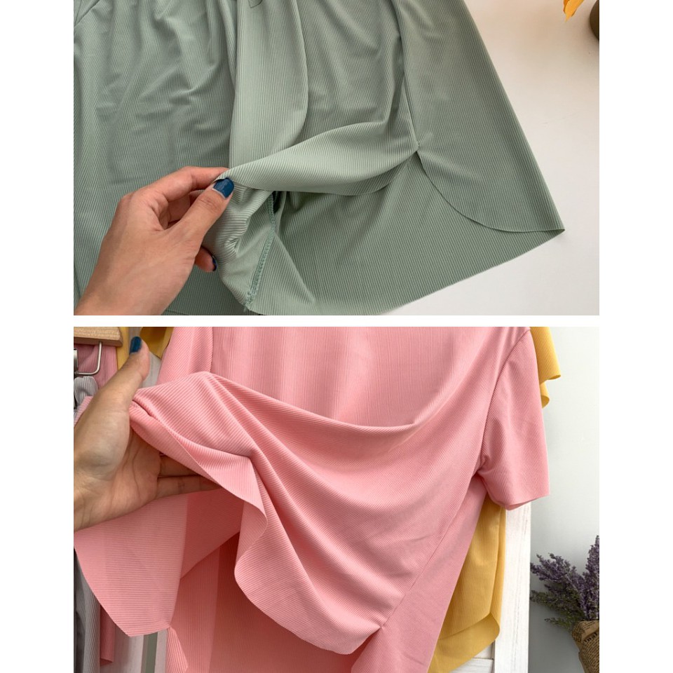 [QUẦN ÁO NGỦ NỮ HÈ 2021] [100% COTTON thun lạnh ]  - Set bộ đồ ở nhà cộc tay phong cách Hàn Quốc