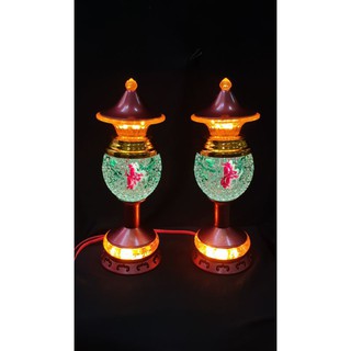 BỘ 2 CÁI ĐÈN BÀN THỜ LED ĐỔI MÀU