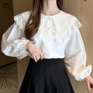 [Hàng order] Áo sơ mi nữ tiểu thư cổ ren