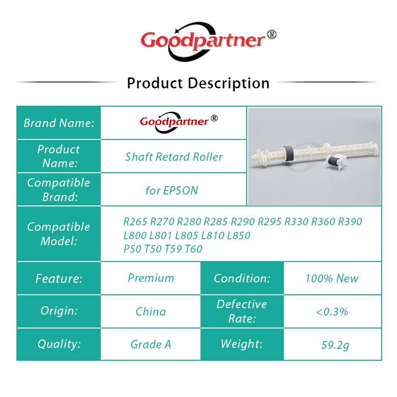 Bộ Dụng Cụ Sửa Chữa Chuyên Dụng Dành Cho Xe Hơi 1X / 11 1466932 1447353 Giá Đỡ Trục Lăn Chuyên Dụng Cho EPSON L800 L801 L805 L810 R270 R285 R290295 R360 R390 P5050