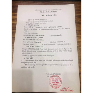 Tinh Dầu Thảo Dược Minh Khang