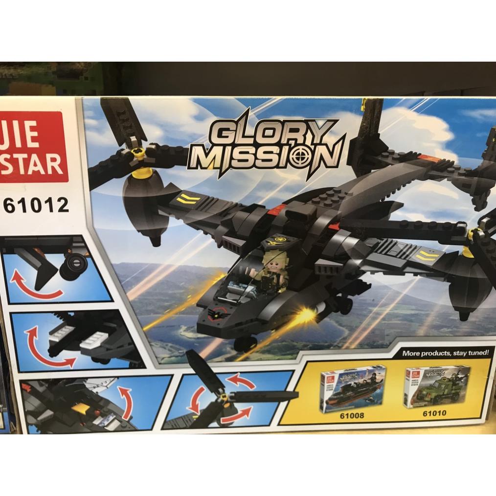 Bộ Lego lắp ráp Glory Mission Máy bay chiến đấu