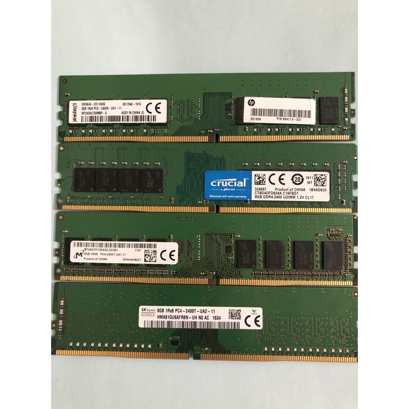 [Bảo hành 1 tháng đến 12 tháng]  Ram ddr4 8gb 2133/2400 pc, ram tháo máy