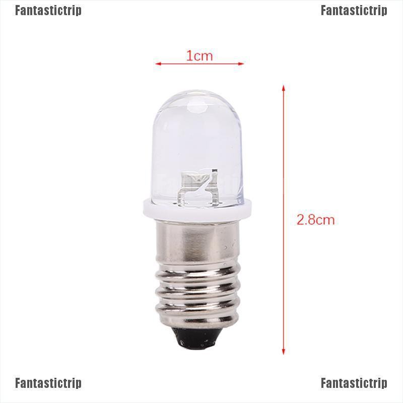Bộ 5 Bóng Đèn Led E10 Dc 3v Chất Lượng Cao