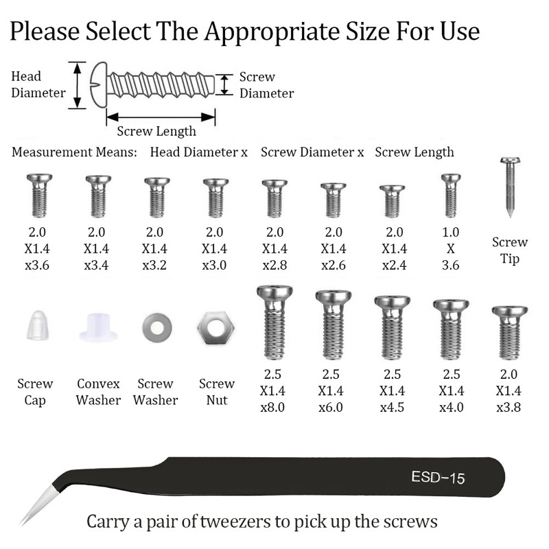 Bộ Dụng Cụ Sửa Chữa Kính Mắt YOUYO Kèm 6 Tua Vít Từ Tính