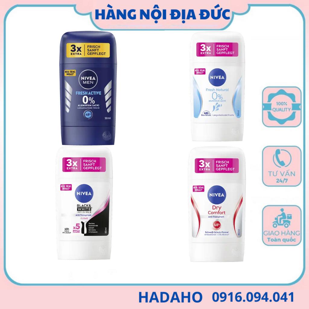 Sáp Ngăn Mùi NIVEA Hương Thơm Dịu Nhẹ 50ml(Hang Đức)