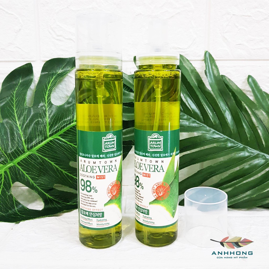 Xịt Khoáng Arumtown Aloe Vera Soothing Mist