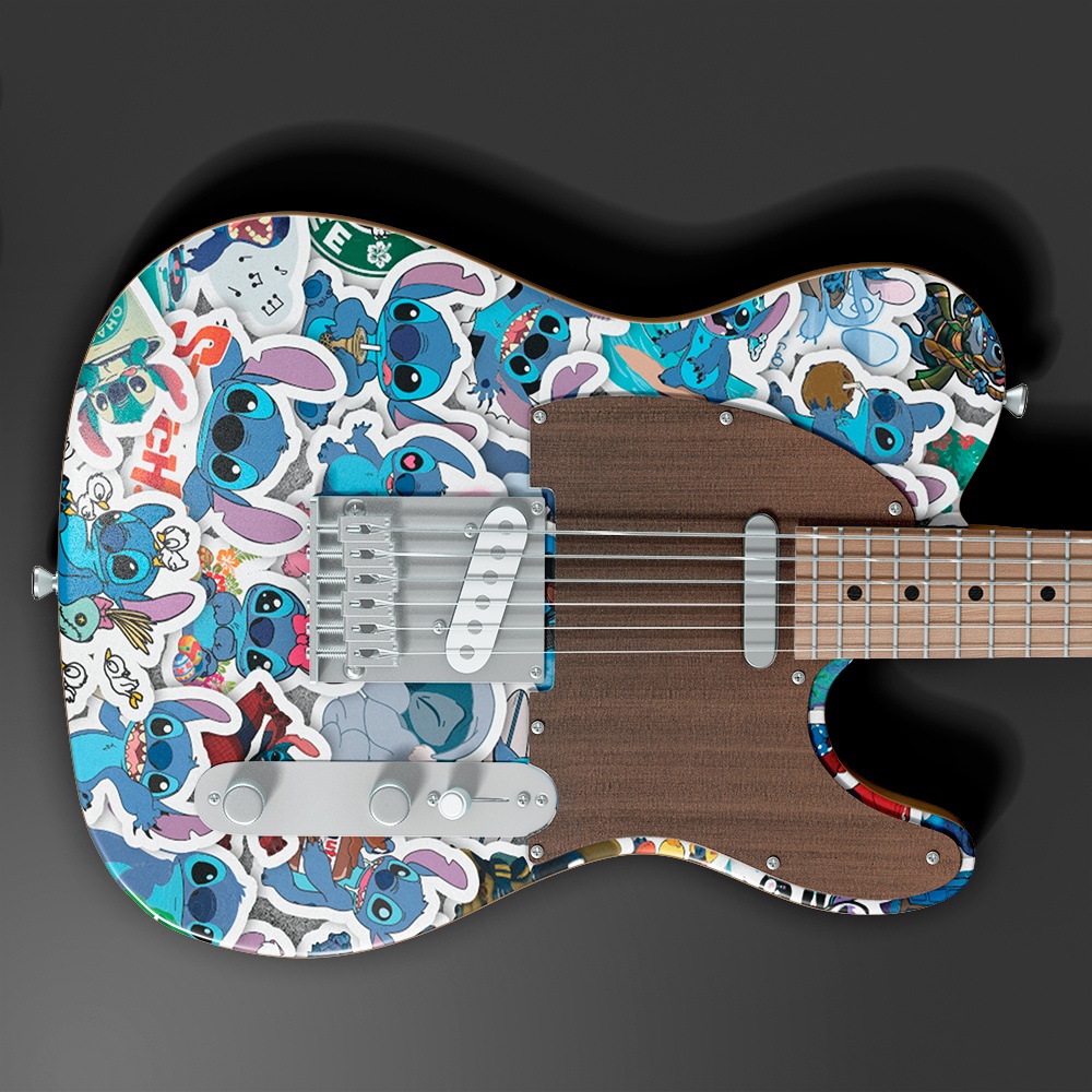 Set 50 cái Sticker Stitch, Hình Dán Stitch Chống Nước, Decal Stitch Cute dán mũ bảo hiểm, dán laptop, dán xe, vali...