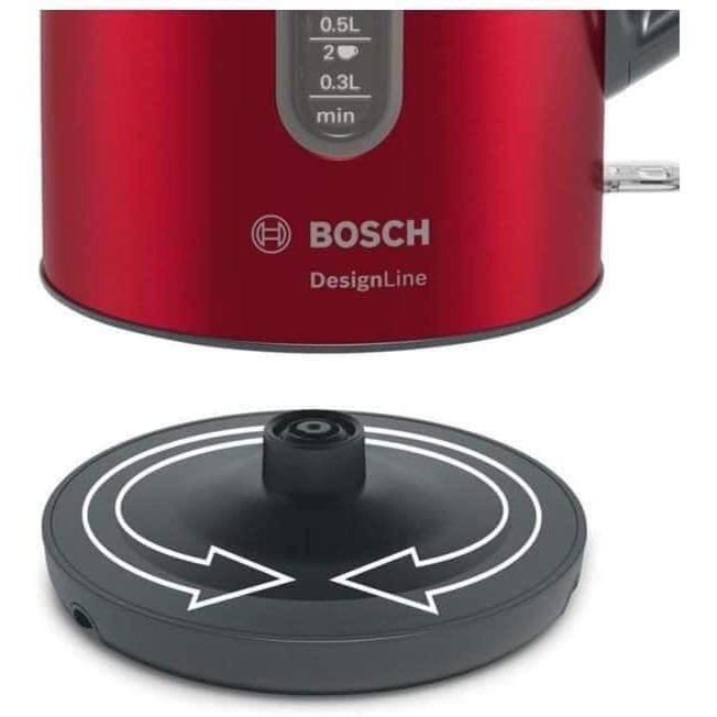 [CHÍNH HÃNG] ẤM SIÊU TỐC BOSCH ĐỎ TWK4P434