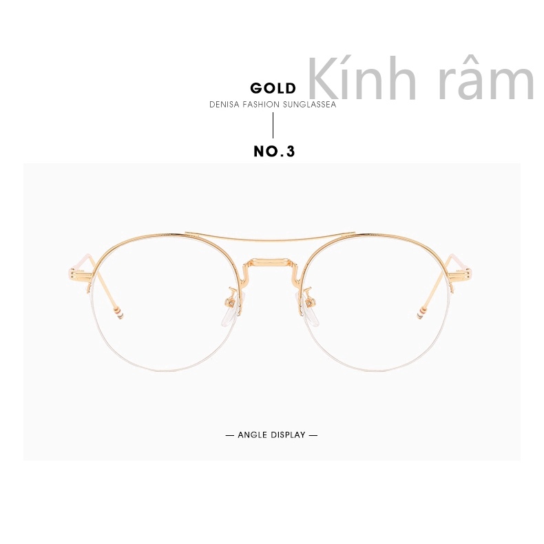 Mắt kính tròn cổ điển 2019 dành cho nữ