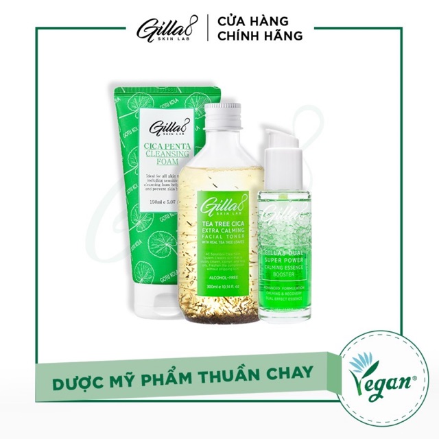 BỘ SẢN PHẨM CHĂM SÓC DA MỤN CẤP TỐC GILLA 8