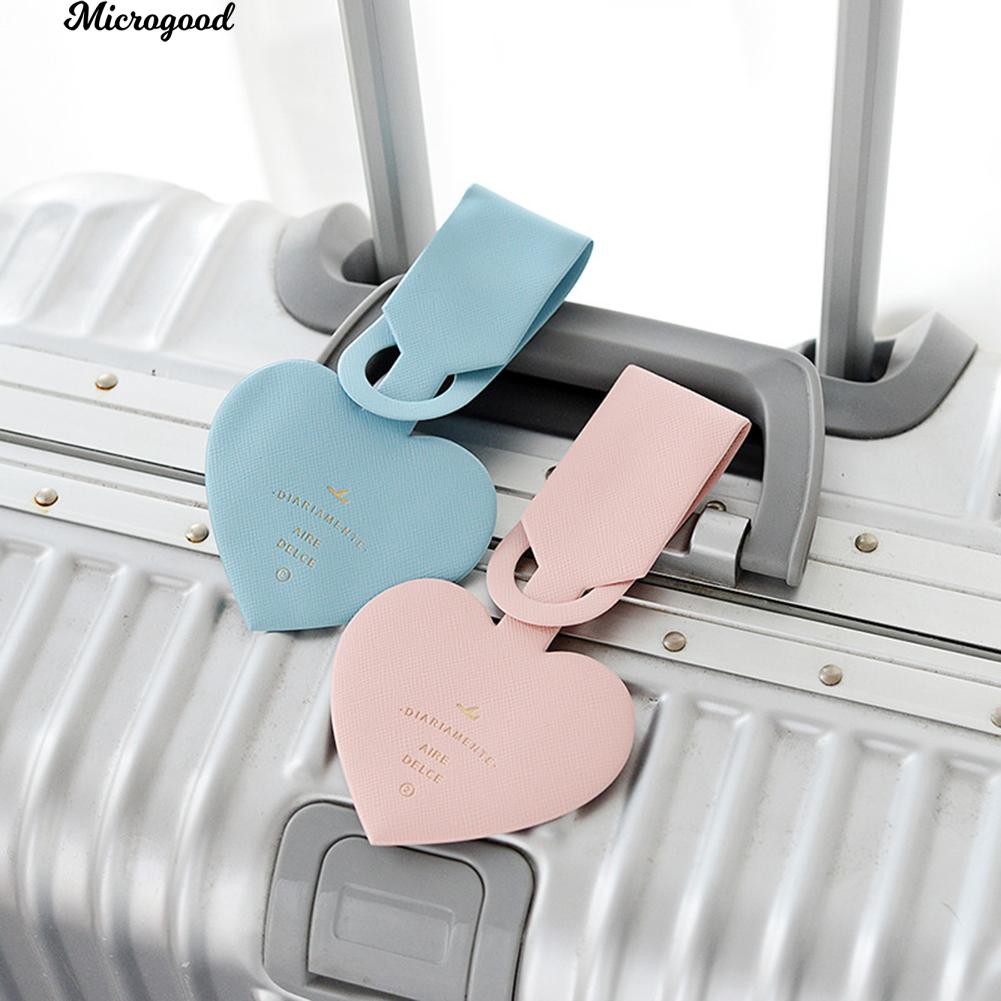 Thẻ treo hành lý hình trái tim xinh xắn