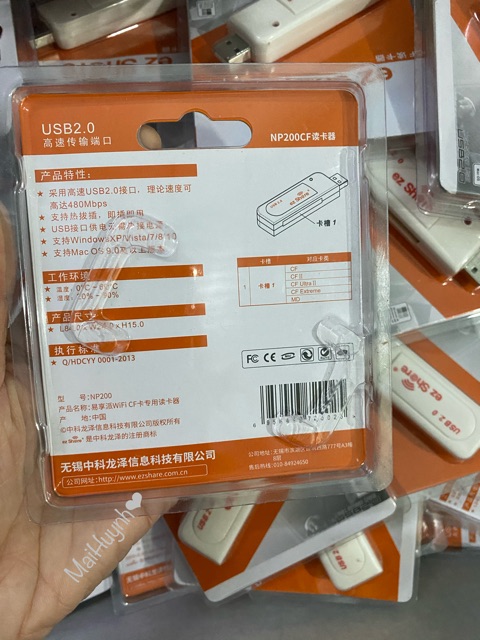 Đầu Đọc Thẻ Nhớ CF / CompactFlash - ez Share USB 2.0