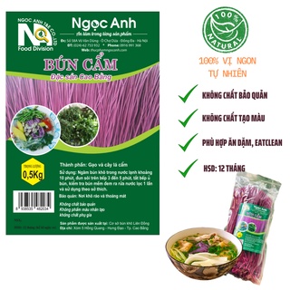 Bún cẩm- Đặc sản Cao Bằng- Túi 500gr, bún sạch, không chất bảo quản, không chất phụ gia