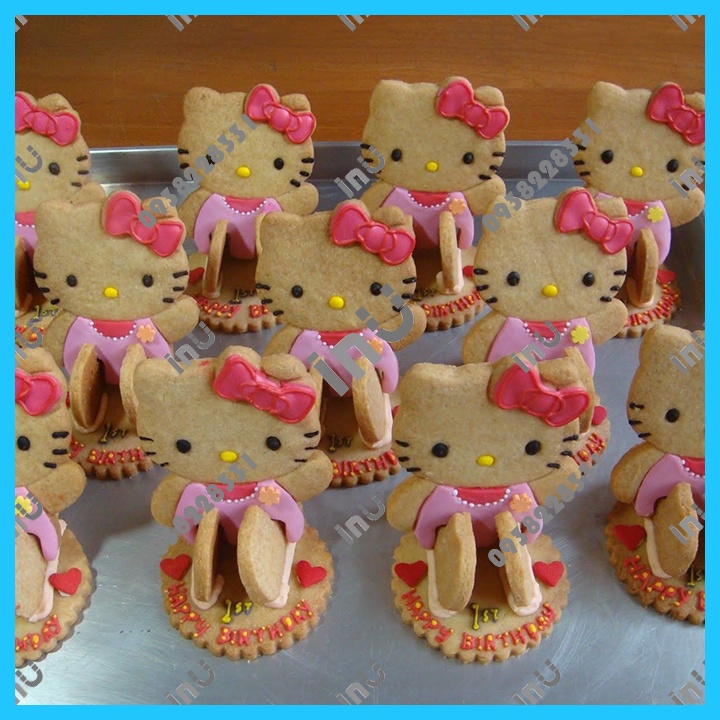 HCM - Bộ 2 khuôn cutter hình hoạt hình Stitch, Minion, Kitty, Doremon, Mickey Minnie…nhấn bánh quy, cookies ,cắt fondant