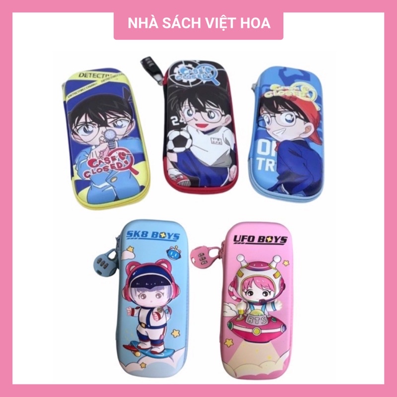 Hộp đựng bút 3D có khoá mã số loại đẹp_Chống thấm nước_Có thể thay đổi mật mã