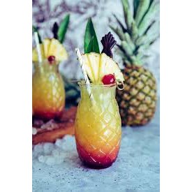 Ly cốc thủy tinh Dứa sinh tố đẹp Pineapple 503ml