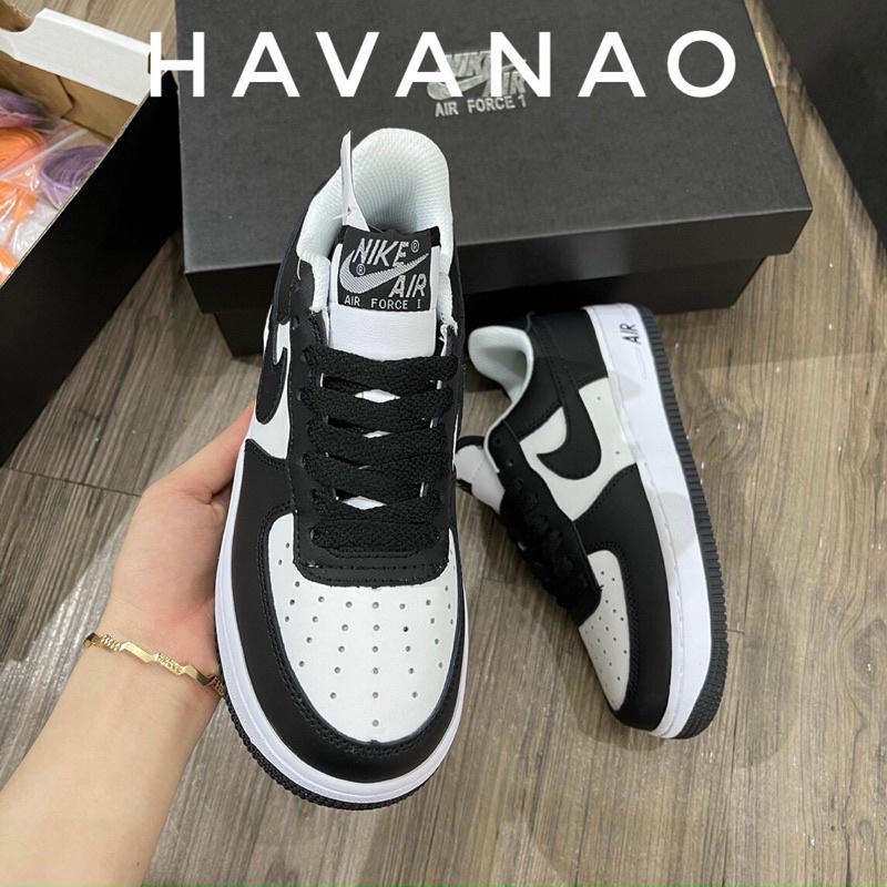 Giày sneaker nike air force 1 low panda - af1 cổ thấp đen trắng - Hype Sneaker | Phiên bản 1:1 chuẩn .