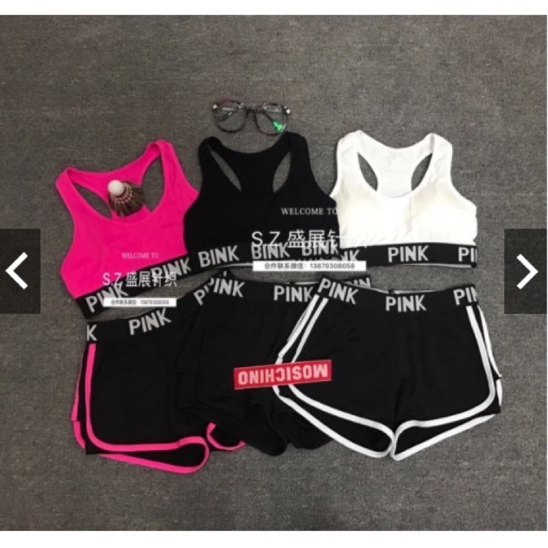 HÀNG XỊN GIÁ SỐC- ÁO BRA TẬP GYM PINK( CÓ ĐỆM NGỰC)