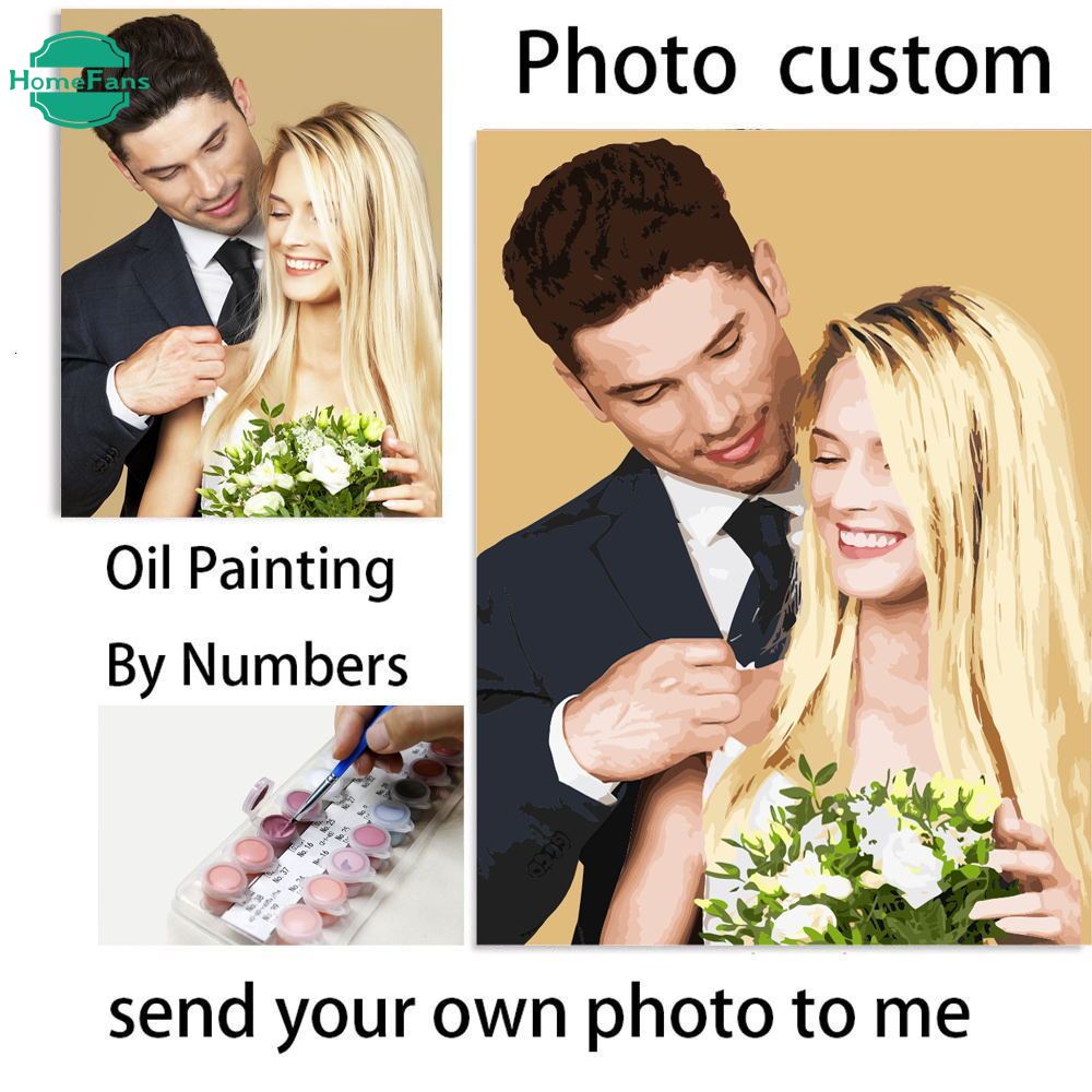 tranh tô màu theo số Bộ Tranh Sơn Dầu Canvas 24/36/42 Màu Hình Gia Đình Dùng Làm Quà Tặng Sinh Nhật