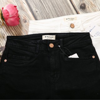 [Free Ship]Chân váy jeans nữ đen trắng(có lót quần bên trong)